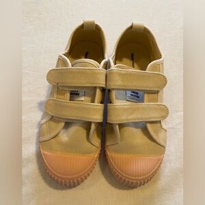 Kids Canvas Shoes - Cream and Pink